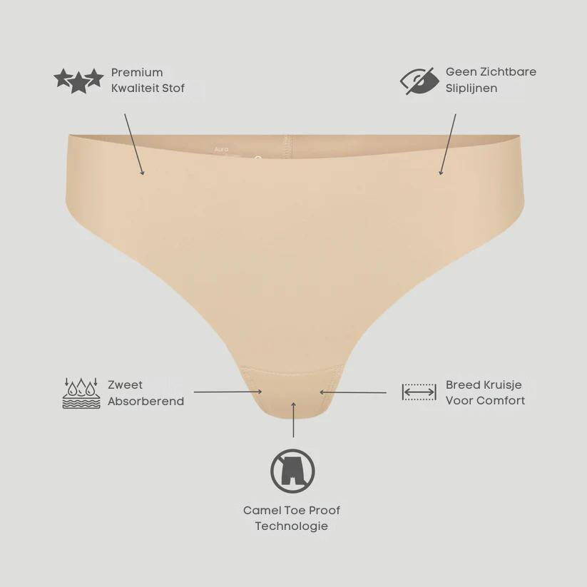 GhostWear™ Onzichtbare Camel Toe String
